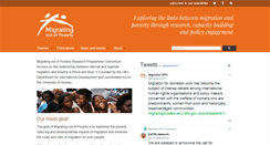 Desktop Screenshot of migratingoutofpoverty.dfid.gov.uk