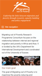Mobile Screenshot of migratingoutofpoverty.dfid.gov.uk